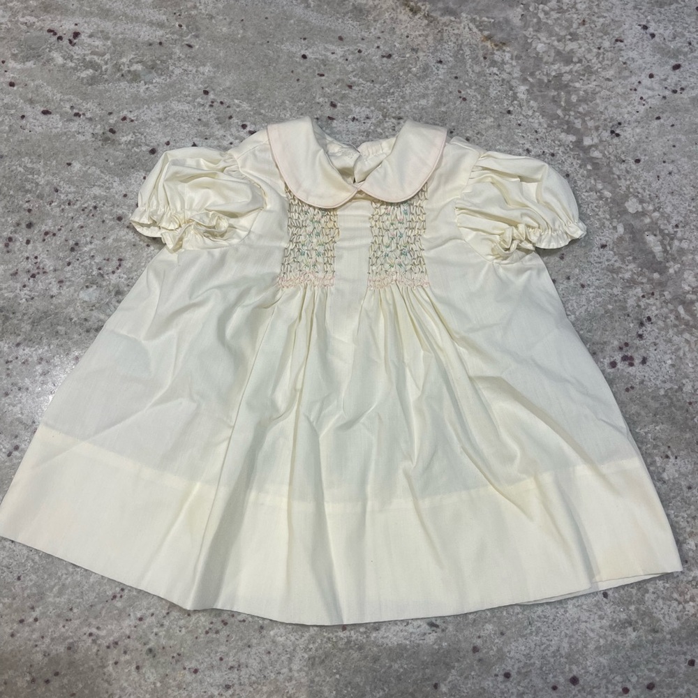 Vintage Hand Smocked Dress